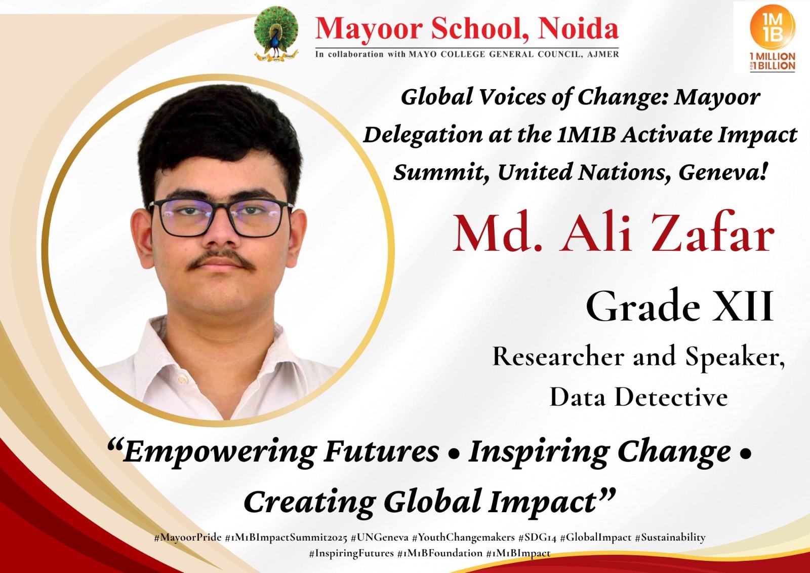 A Moment of Great Pride for Mayoor School, Noida!